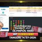 BUKTI JACKPOT SLOT GATES OF OLYMPUS 1000 TERPERCAYA DI INDONESIA TGL 14-07-2024